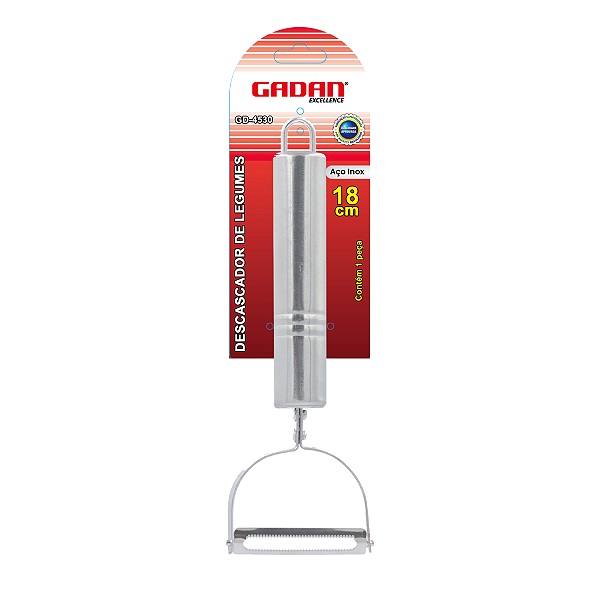 Descascador de legumes inox 18cm - GAdan