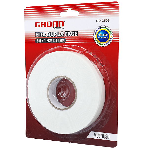 Fita dupla face espuma 5m - Gadan