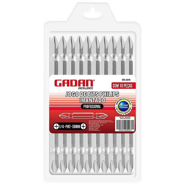 Jogo de bits Philips profissional longo - GAdan