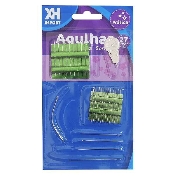 Kit de agulhas com 27 peças