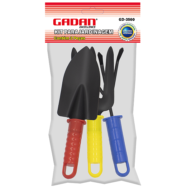Kit jardinagem 3 peças - Gadan