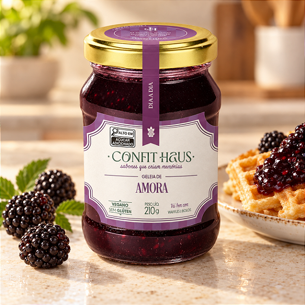 Geleia de Amora Confit Haus 210g