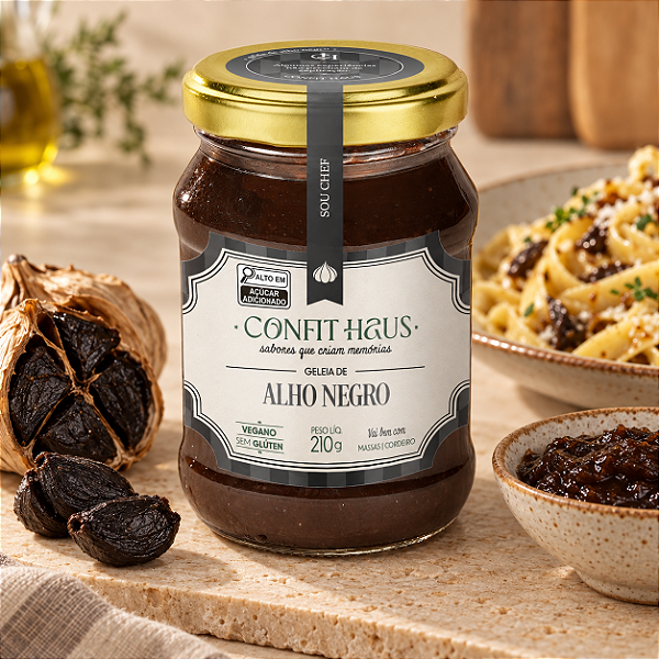 Geleia de Alho Negro Confit Haus 210g