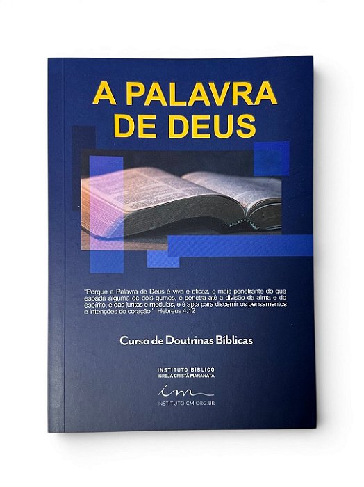 LIVRO A PALAVRA DE DEUS
