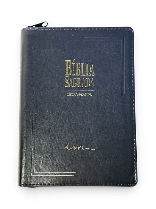 BIBLIA LETRA GRANDE COM ZIPER PRETA