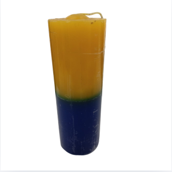 Vela 7 Dias Azul/Amarelo 250g