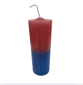 Vela 21 Dias Rosa/Azul 1600g