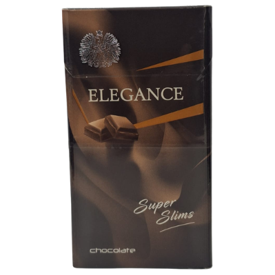 Cigarro Super Fino Elegance Chocolate - Maço com 20 Unidades