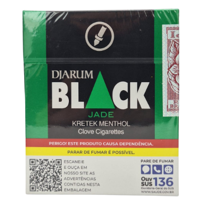 Cigarro Black Menthol - Maço com 20 Unidades