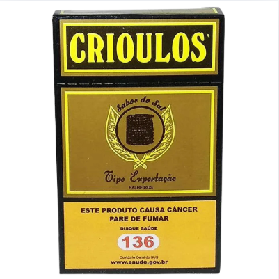 Cigarro de Palha Crioulos - Caixa com 14 Unidades
