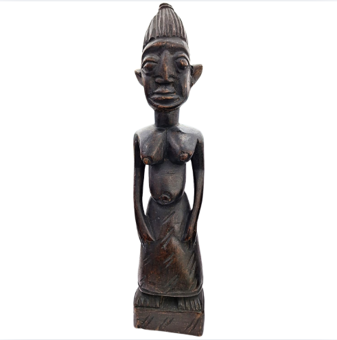 Escultura Africana Iyami em Madeira Entalhada – 37cm