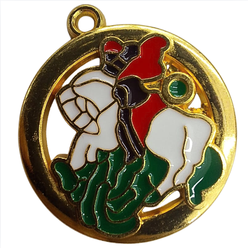 Pingente Medalha de São Jorge – 3cm
