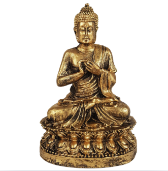 Buda Hindu Rezando em Resina