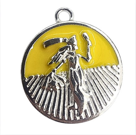 Pingente Medalha de Oxum Dupla Face – 3cm