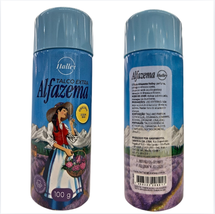Talco Extra Alfazema Halley 100g