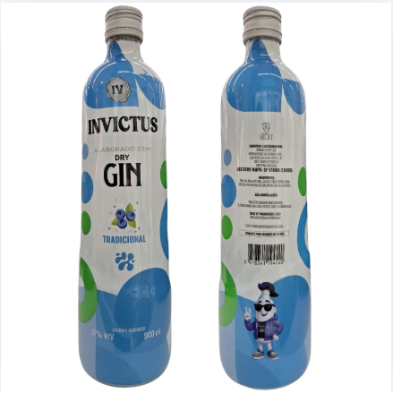 Gin Invictus Tradicional Dry Gin 900ml | 37% Vol