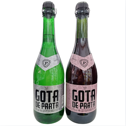 Champagne Gota de Prata 660ml | Branco e Rosé