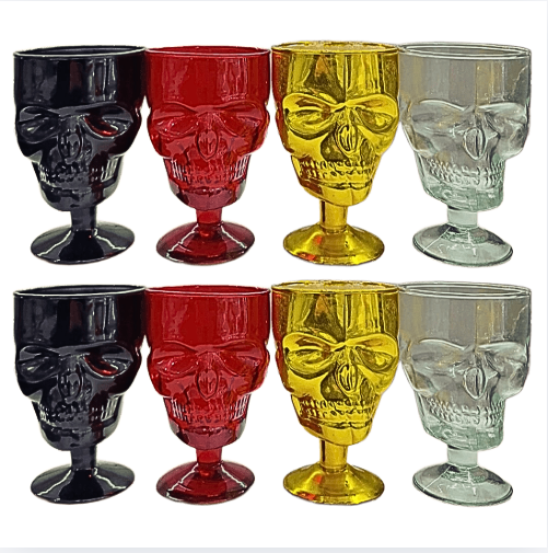 Taça Caveira para Bebidas e Oferendas | Diversas Cores