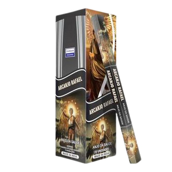 Incenso de Vareta Darshan Arcanjo Rafael - Caixa com 8 Varetas