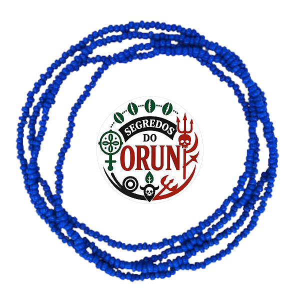 Guia de Miçanga Azul Escuro