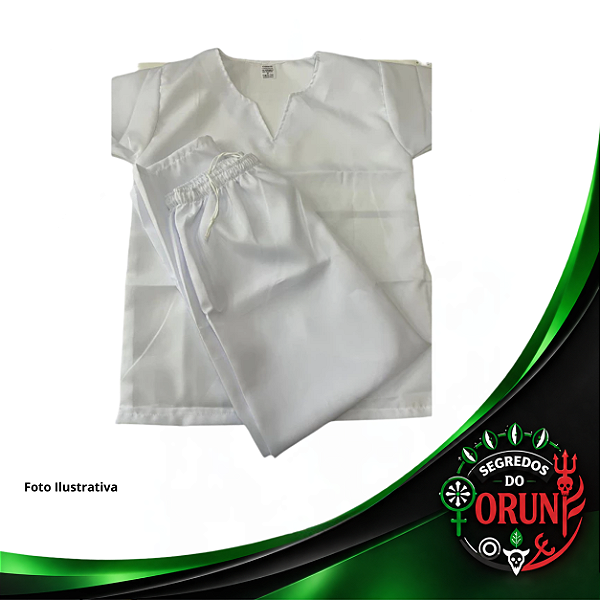 CONJUNTO MASCULINO OXFORD - BRANCO