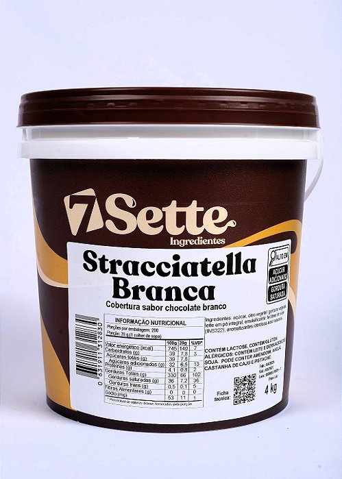Stracciatella Branca 4kg