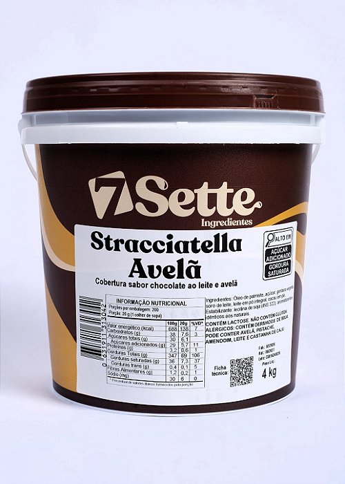 Stracciatella Avelã 4kg