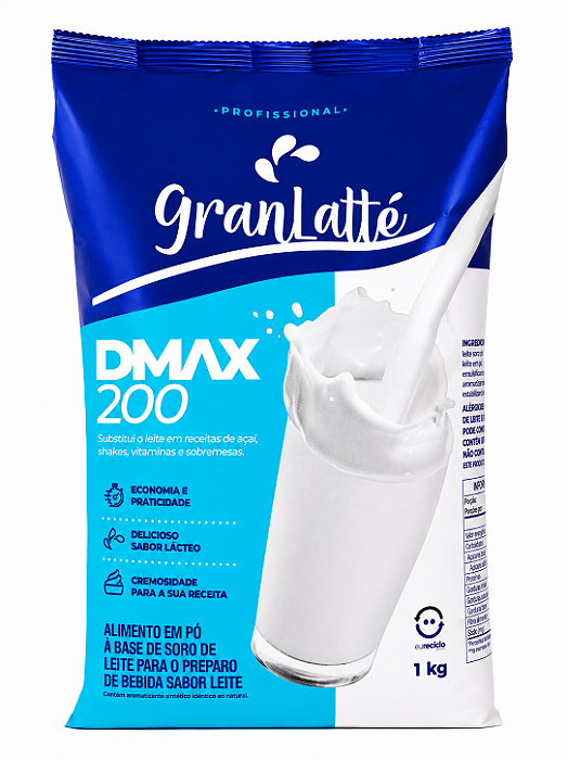 ALIMENTO EM PO PARA O PREPARO DE BEBIDA SABOR LEITE GRANLATTE DMAX 200