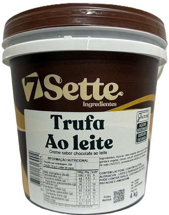 Trufa ao Leite 4 Kg