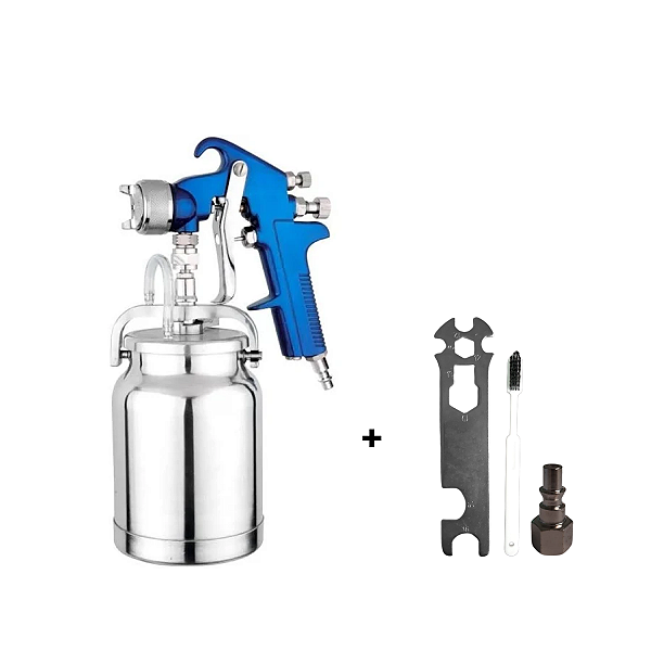 Pistola De Pintura Alta Produção 1000ml Chpp-12 Chiaperini