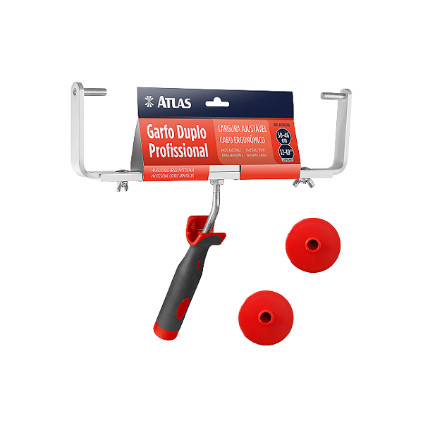 Garfo Duplo Profissional Para Big Rolo 46cm AT360/46 - Atlas