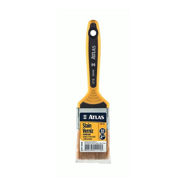 Trincha Para Verniz Cerdas Duplas 419 2 Polegadas - Atlas