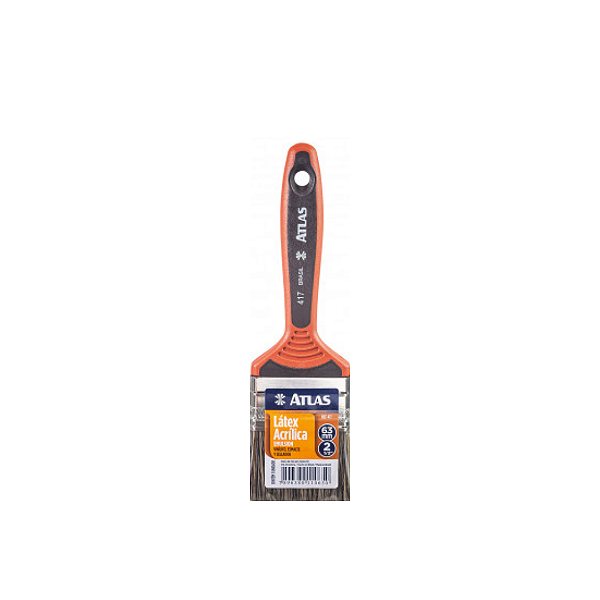 Trincha Para Látex Cerdas Duplas 417/7 3 Polegadas - Atlas