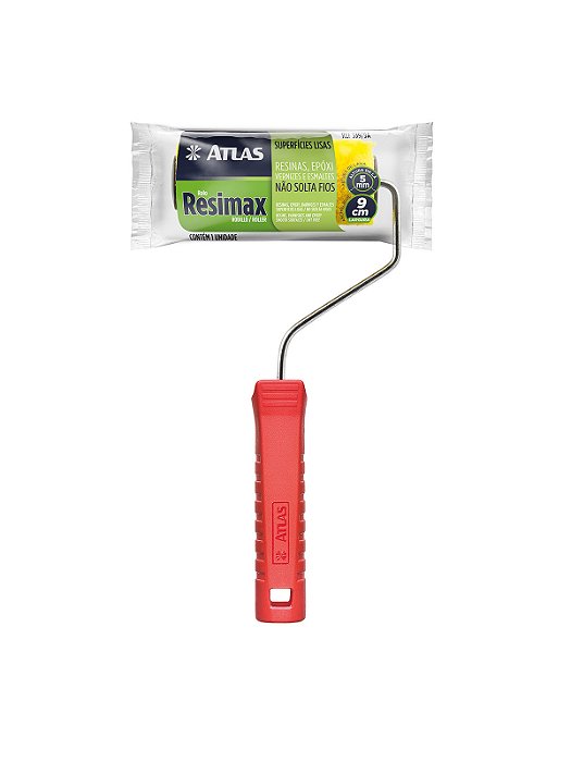Rolo Para Pintura Resimax 9cm Para Epóxi E Resinas - Atlas