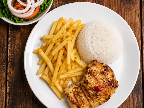 Filé de frango grelhado.