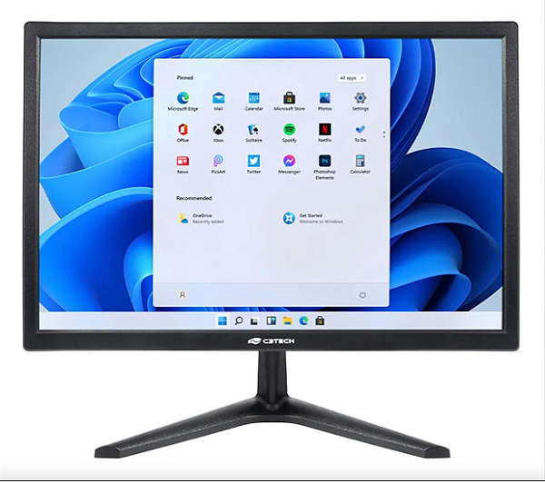 MONITOR 19 LED MR19 PRETO C3TECH