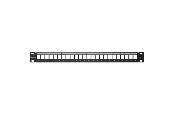 PATCH PAINEL 24 PORTAS DESCAR.PPD24 INTELBRAS