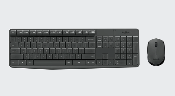 KIT TECLADO+MOUSE S/FIO MK235 LOGITECH