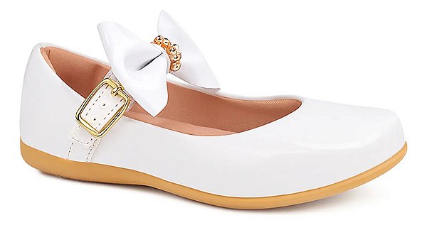 Sapatilha Menina Infantil Princesa Batizado Laço