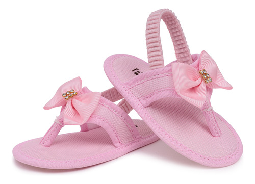 Chinelinho Bebê Menina Chinelo Sandália Recém Nascida Laço