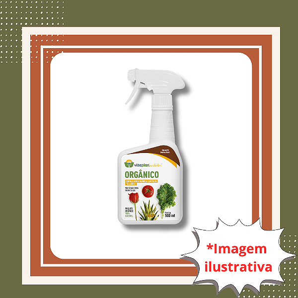 Fertilizante Orgânico Vitaplan Spray – Pronto Uso 500 ml | Nutrição Natural para Plantas