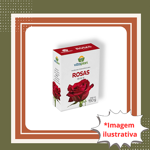 Fertilizante para Rosas NPK 08-12-10 – Caixa com 150g | Floração Intensa e Saudável