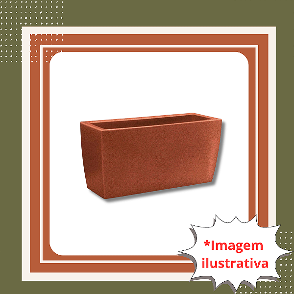 Vaso Jardineira Classic – Cor Marrom | 32 litros