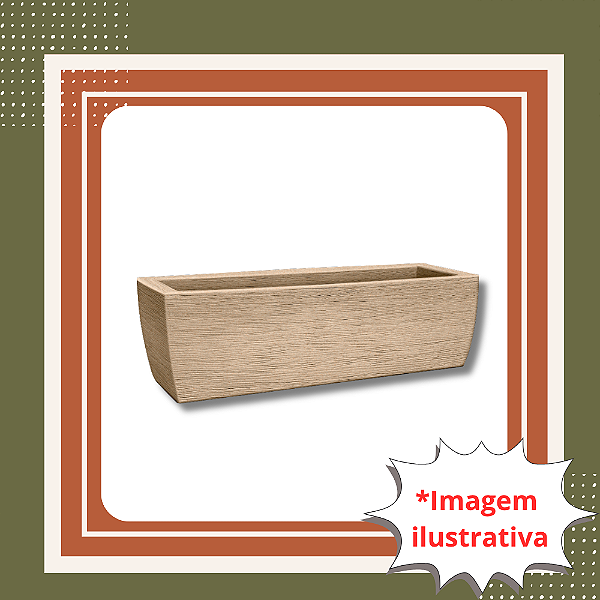 Vaso Jardineira Grafiatto – Cor Areia | 25 litros
