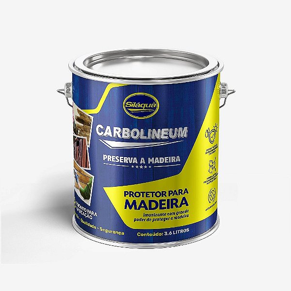 Impermeabilizante para Madeira Carbolineum 3,6 L – Proteção Duradoura contra Umidade & Fungos"