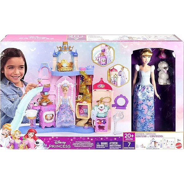 DISNEY PRINCESAS CINDERELA PALACIO DOS ANIMAIS PLAYSET - MATTEL