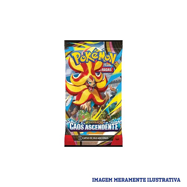BLISTER PLAST. UNITARIO POKEMON TCG MEGAEVOLUCAO CAOS ASCENDENTE - COPAG