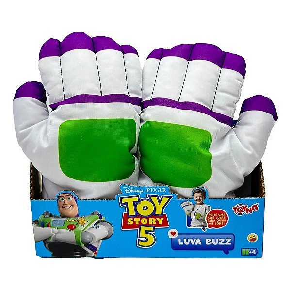 LUVA COM SOM BUZZ LIGHTYEAR DISNEY TOY STORY 5 - TOYNG