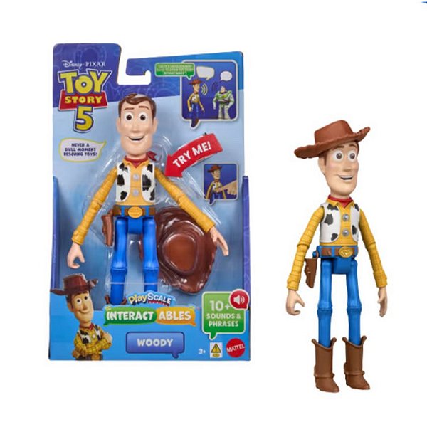 DISNEY PIXAR TOY STORY WOODY INTERATIVO - MATTEL