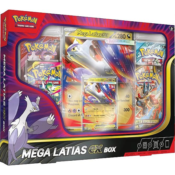POKEMON TCG EM INGLES - MEGA LATIAS EX BOX - THE POKÉMON COMPANY